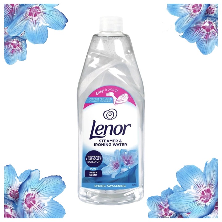 Apa parfumata pentru fierul de calcat, Lenor, Spring, 1L