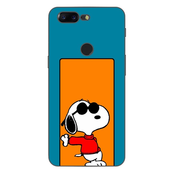 Husa compatibila cu OnePlus 5T Silicon Gel Tpu Model Snoopy