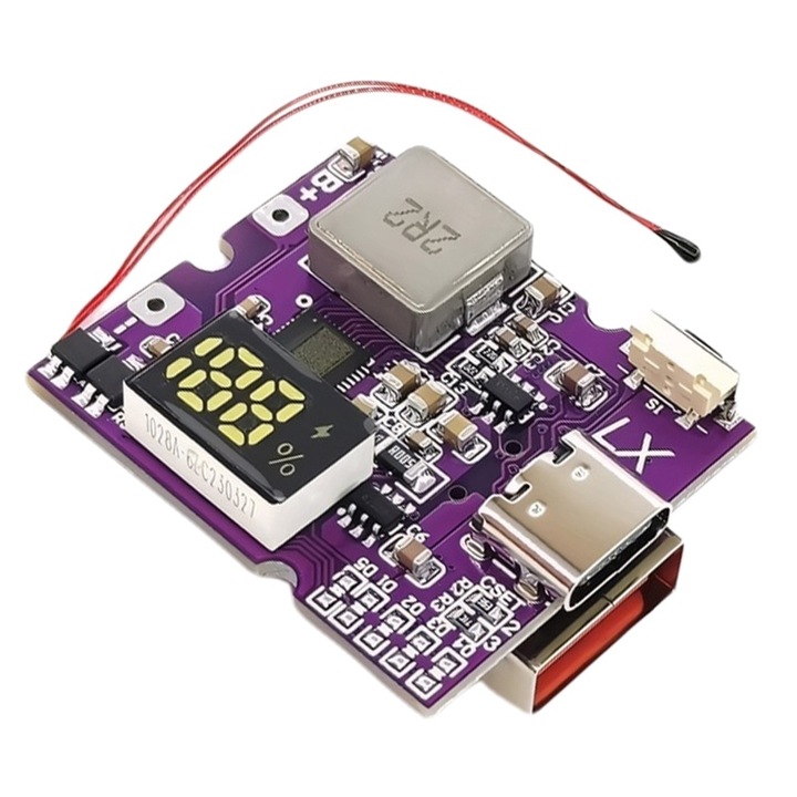 Modul pentru baterie externa cu incarcare rapida Type-C PD3.0/QC4+, 5A, 22.5W