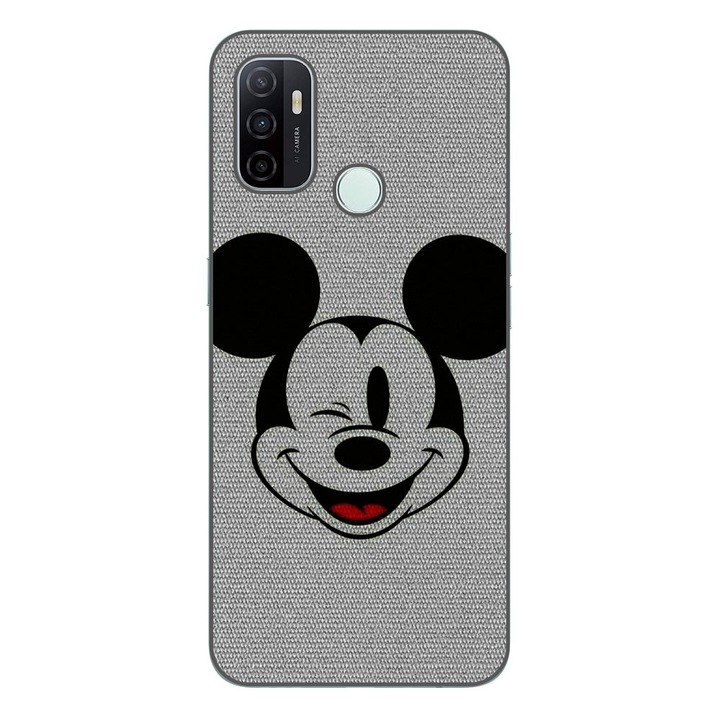 Telefontok, kompatibilis Oppo A53 szilikon gél Mickey modell