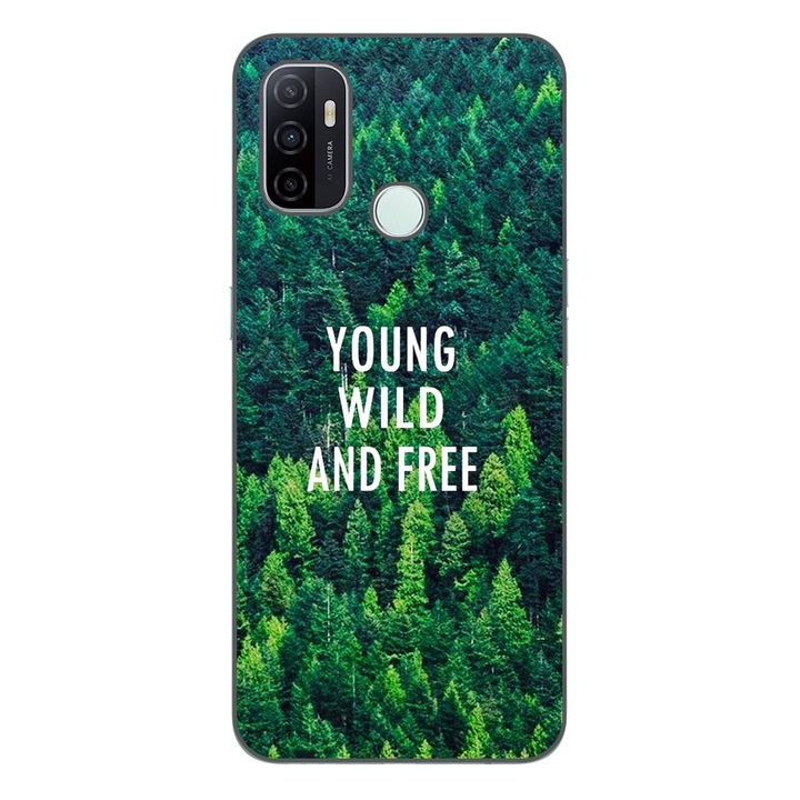 Husa compatibila cu Oppo A53 Silicon Gel Tpu Model Wild and Free