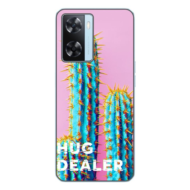 Husa compatibila cu Oppo A57s Silicon Gel Tpu Model Mesaj Hug Dealer