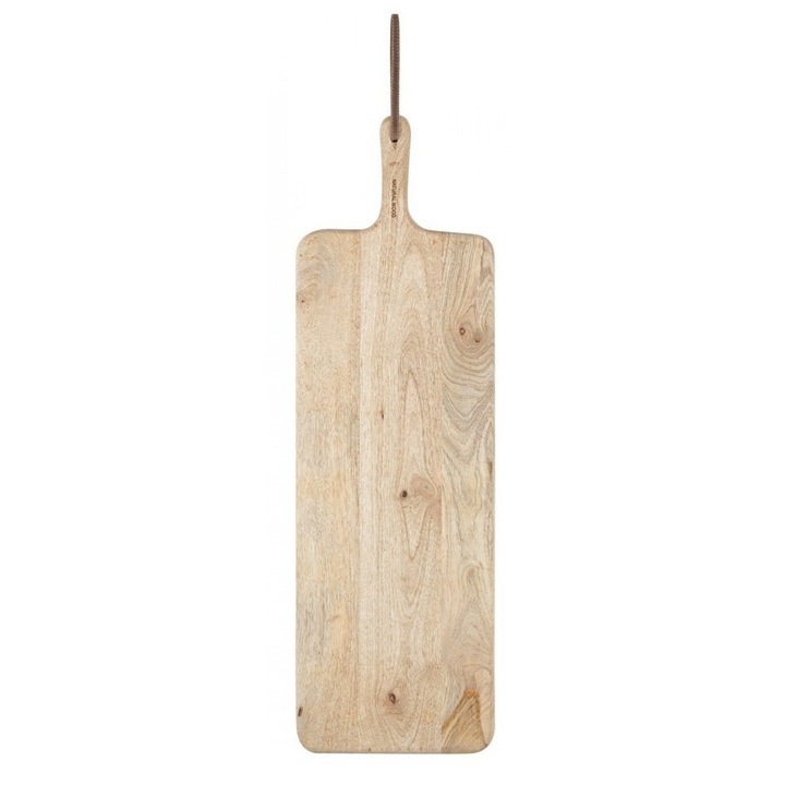 Поднос за сервиране Timber естествено мангово дърво 25x2x80 см