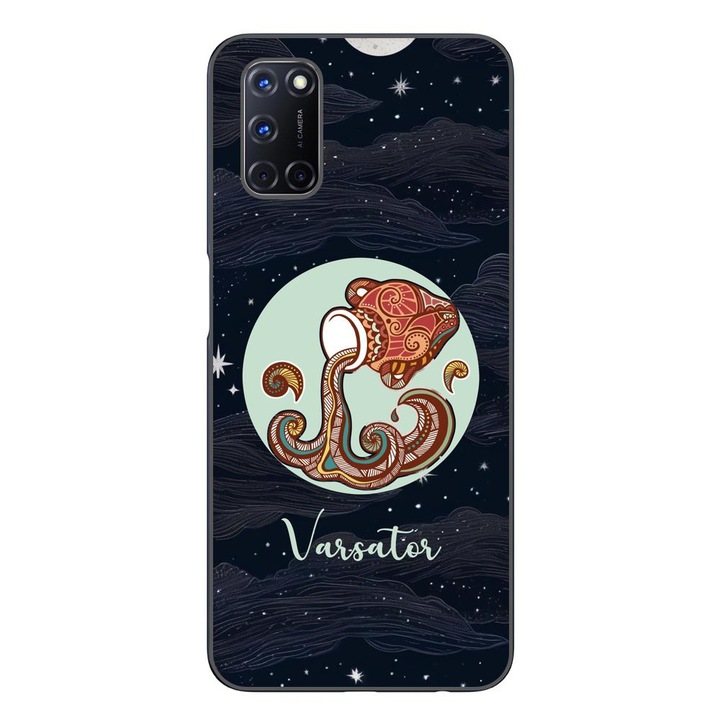 Husa compatibila cu Oppo A72 Silicon Gel Tpu Model Horoscop Varsator