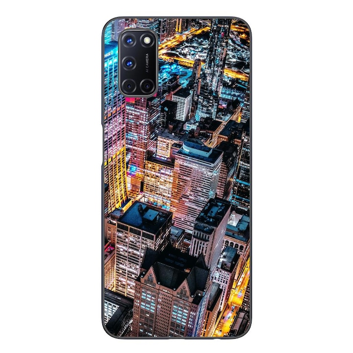 Husa compatibila cu Oppo A72 Silicon Gel Tpu Model Night City