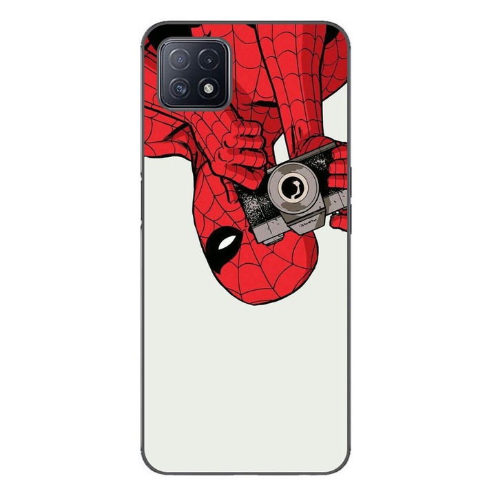 Telefontok, kompatibilis Oppo A73 5G szilikon gél Modell Spiderman