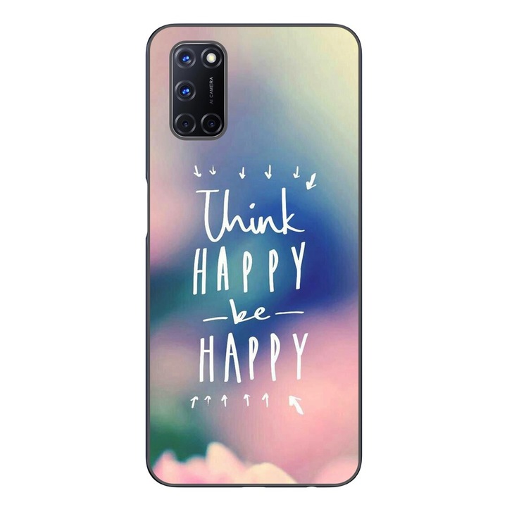 Husa compatibila cu Oppo A72 Silicon Gel Tpu Model Think Positive