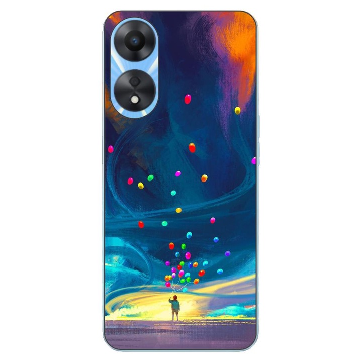 Husa compatibila cu Oppo A78 4G (CPH2565) Silicon Gel Tpu Model Baloane Univers