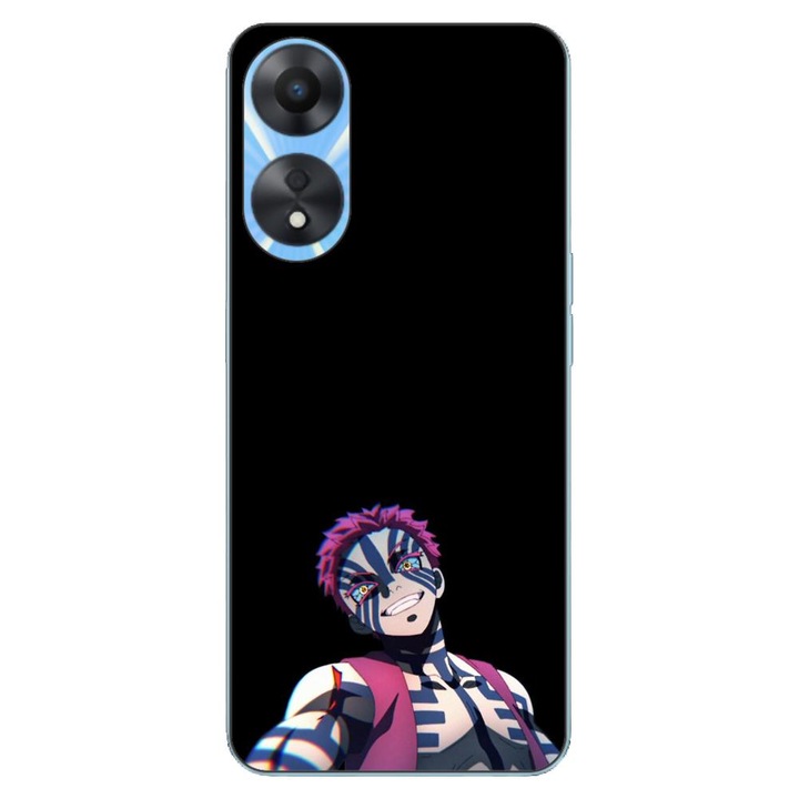 Husa compatibila cu Oppo A78 4G (CPH2565) Silicon Gel Tpu Model Demon Slayer Akaza