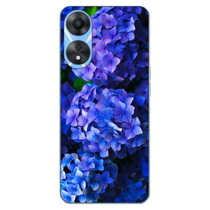 Husa compatibila cu Oppo A78 4G (CPH2565) Silicon Gel Tpu Model Hortensii