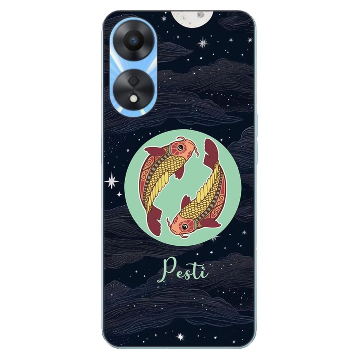 Husa compatibila cu Oppo A78 4G (CPH2565) Silicon Gel Tpu Model Horoscop Pesti