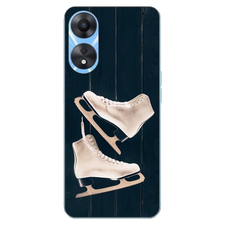 Husa compatibila cu Oppo A78 5G (CPH2483) Silicon Gel Tpu Model Ice Blades