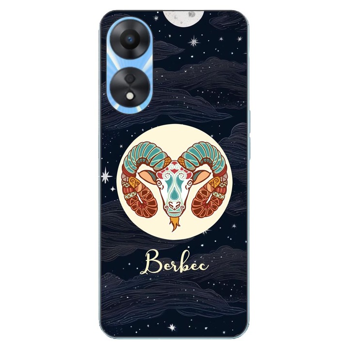 Husa compatibila cu Oppo A78 4G (CPH2565) Silicon Gel Tpu Model Horoscop Berbec