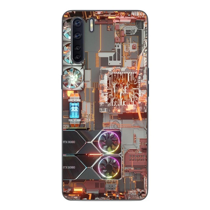 Telefontok, kompatibilis Oppo A91 szilikon gél Modell Alaplap