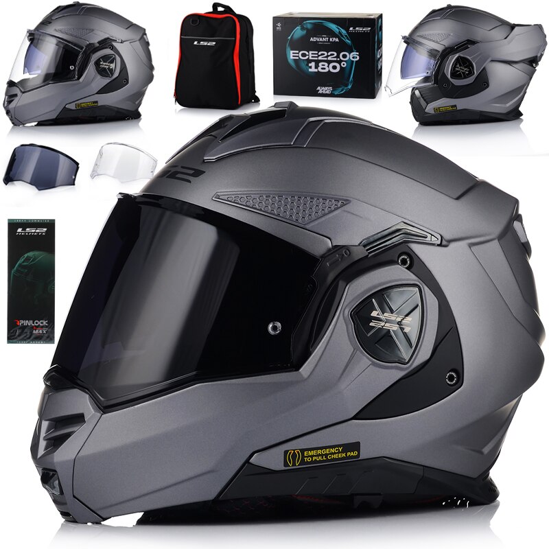 Casque Modulable Moto Airtrix Magic-Star II S - Homologué ECE, Taille 55-56 Cm, Pare-soleil Intégré, 1650g