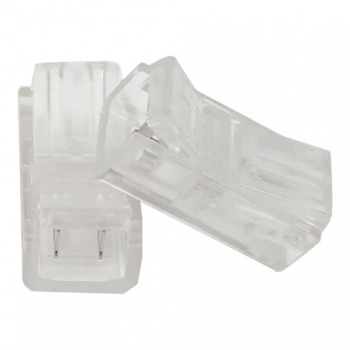 Lightex tápcsatlakozó készlet, 2PIN, COB LED szalaghoz, 10mm, IP20, 2db