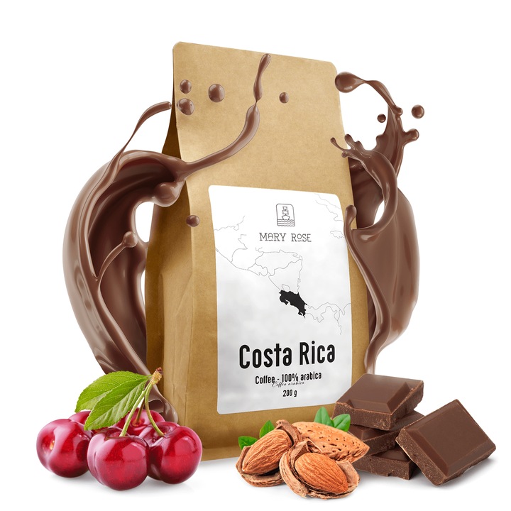Egész Kávébabos Kávé, Mary Rose Costa Rica San Rafael specialitás, 200g