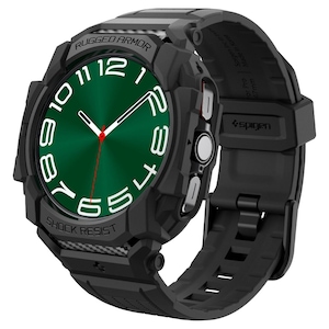 Carcasa Spigen Rugged Armor Pro compatibila cu Samsung Galaxy Watch Ultra 47mm Matte Black