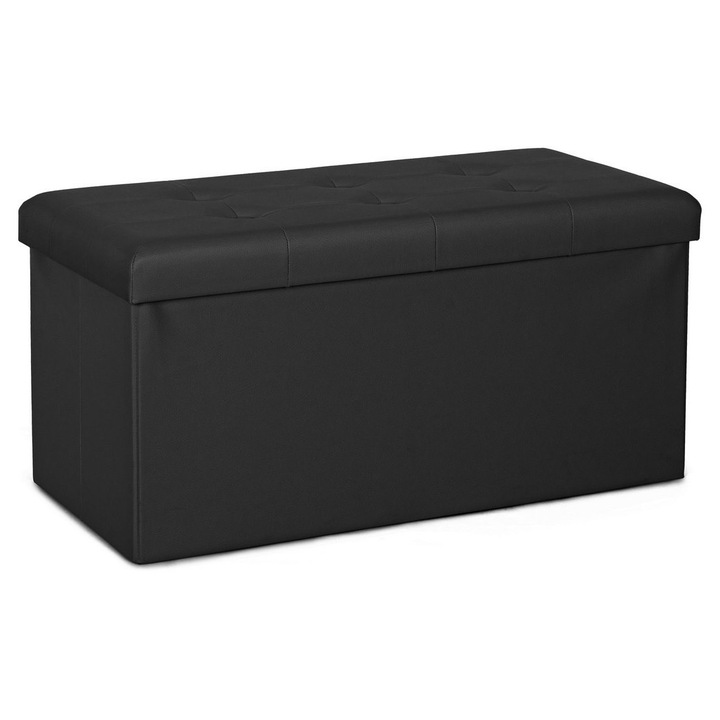 Bancuta neagra Magda 76x38x38h