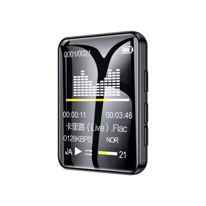 MP3 Wireless Music M21 érintőképernyővel, 1-es verzió, 77 hüvelykes nagyon kicsi, könnyen kezelhető és tárolható