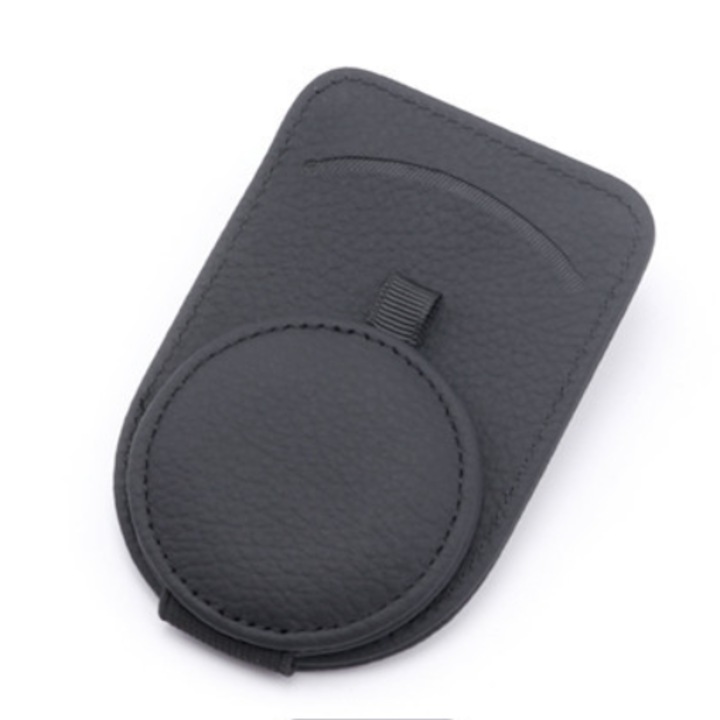 Többfunkciós autós tartó szemüveghez és kártyához, fekete, 12x7,8x3,2 cm