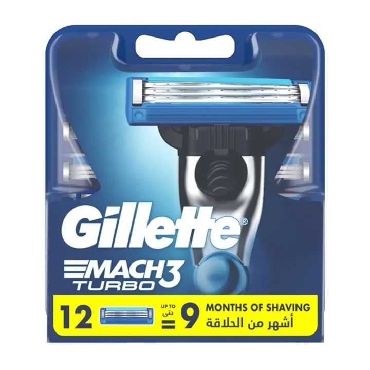 Rezerve aparat de ras Gillette Mach3, Turbo 12 buc