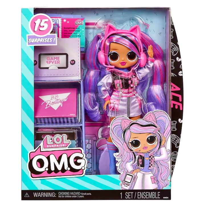 ΠΡΠΊΠ»Π° LOL Surprise! OMG Ace Fashion Doll, Ρ 15 ΠΈΠ·Π½Π΅Π½Π°Π΄ΠΈ, 25 ΡΠΌ
