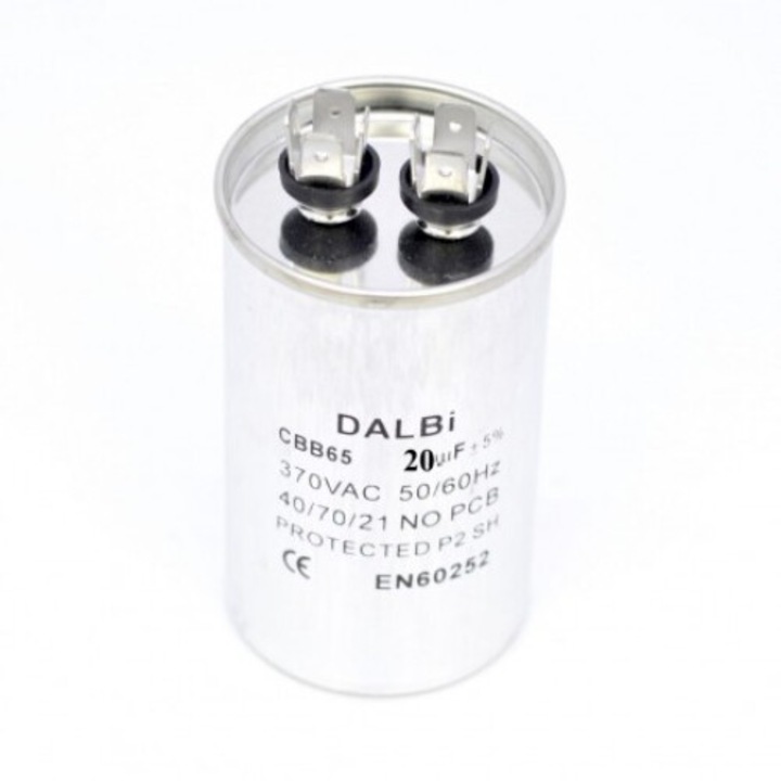 Alumínium motor kondenzátor, 370V-20uF