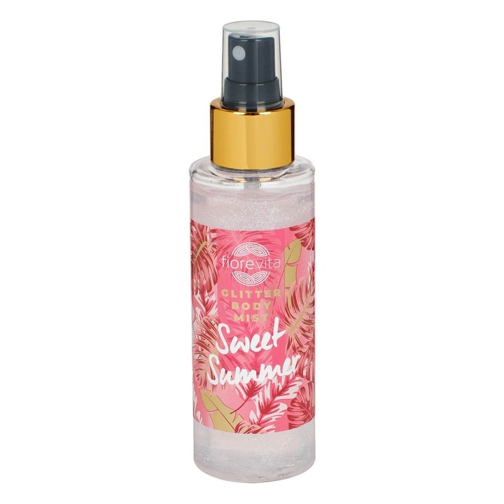 Spray pentru corp cu aroma sweet summer si glitter 125ml Fiorevita