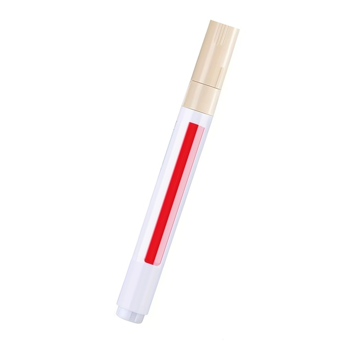 Marker Corector EDAR pentru Rosturi Gresie si Faianta, Tip Creion Permanent Pentru Baie/Bucatarie, Protectie Antimucegai, Rezistent la apa, Varfuri Inlocuibile, Culoare Alb