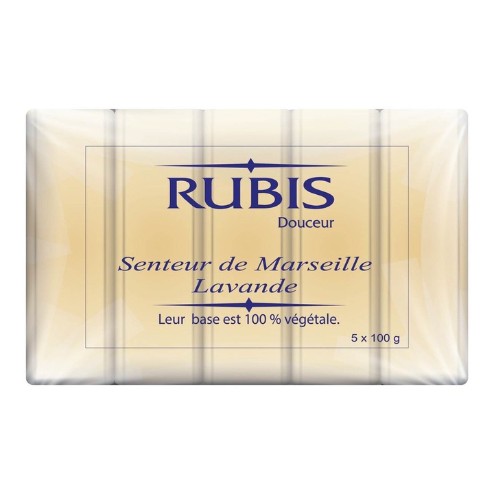 Sapun solid de marsilia cu aroma de lavanda 100g 5buc