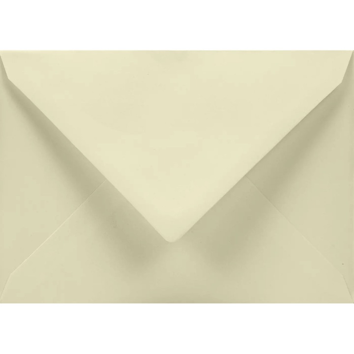 Sima díszboríték készlet, Netuno, Munken, C6, 114x162mm, Nedves zárás, V-típus, 120g/m2, Papír, ekrü, 100 db