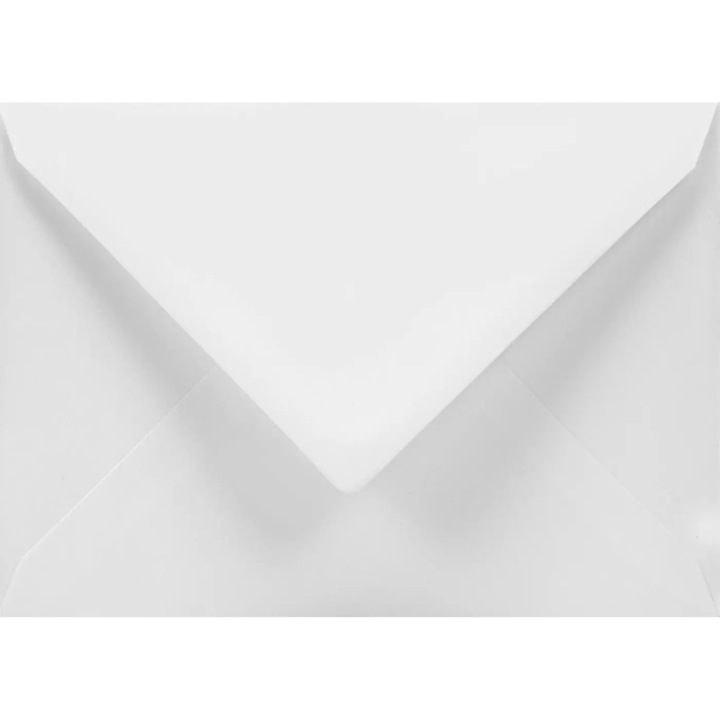 Sima díszboríték készlet, Netuno, Z-bond, C6, 114x162mm, Nedves zárás, V-típus, 120g/m2, Papír, fehér, 100 db