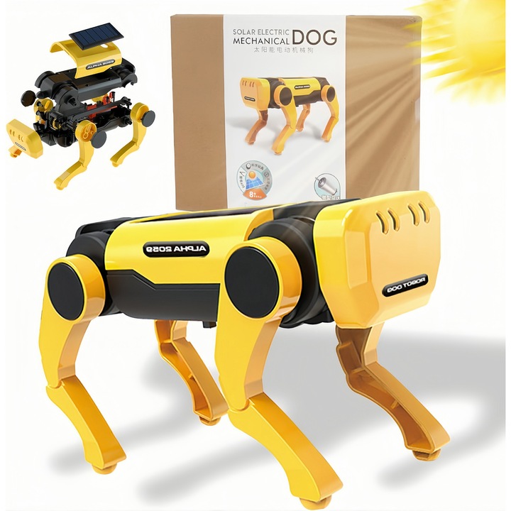 Комплект играчки робот, образователен, лесен за сглобяване, многоцветен, +8 години