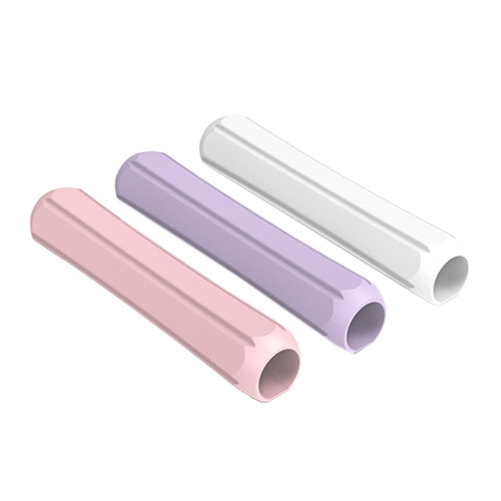 3 db szilikon fogó ceruza készlet, sokszínű, ergonomikus, csúszásmentes