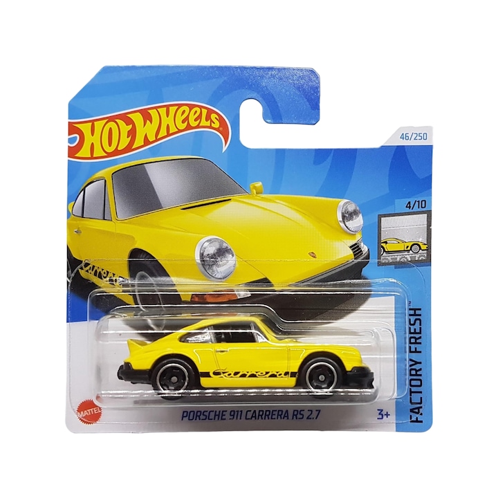 ΠΠΎΠ»Π° Hot Wheels Porsche 911 Carrera RS 2.7, ΠΆΡΠ»ΡΠ°, 1:64