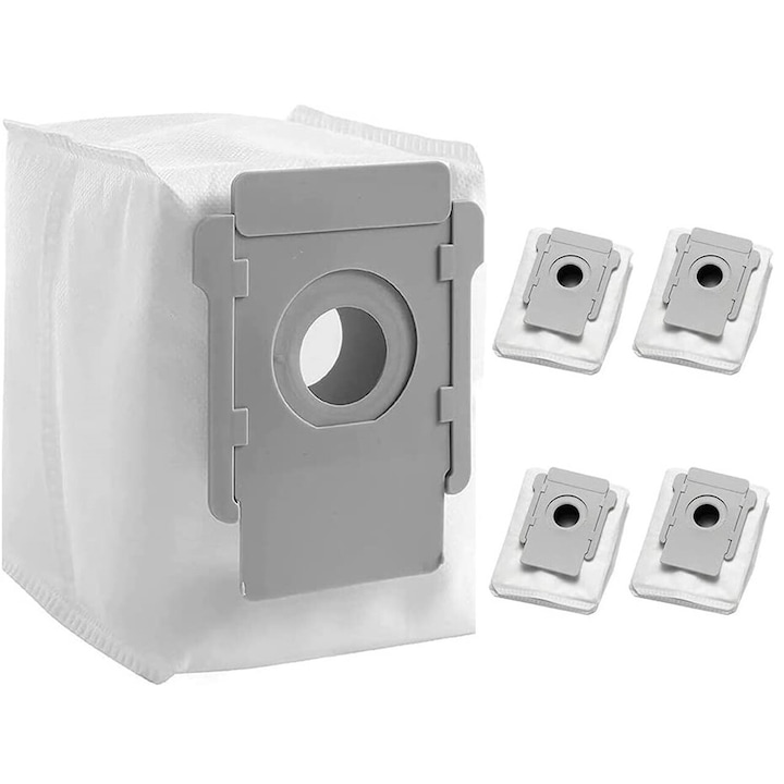Set 5 saci de praf pentru statia aspiratorului Roborock Q8 Max+, Q7 Max+, Q5 Max+, Q5+, Q5 Pro+, S7 MaxV Ultra, S7 Pro Ultra, S8 Pro Ultra, S7 Max Ultra