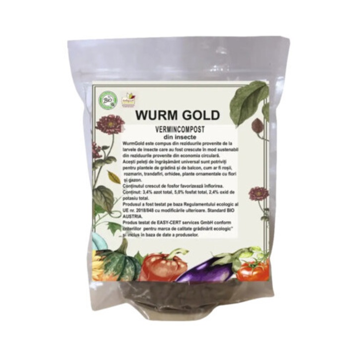 Ingrasamant Vermicompost Wurm Gold Cu Chitina 500 G