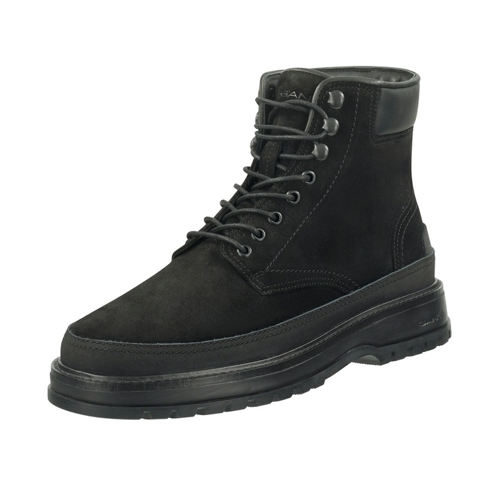 Gant, Bocanci de piele intoarsa Clafton, Negru, 46