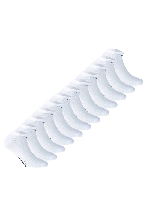 Diadora, Set de sosete pana la glezna, unisex - 12 perechi, Alb
