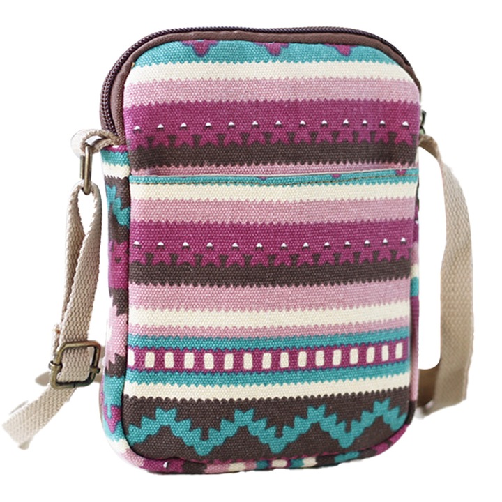 Jormftte keresztpántos táska lányoknak, minimalista design, vászon anyag, állítható, többszínű