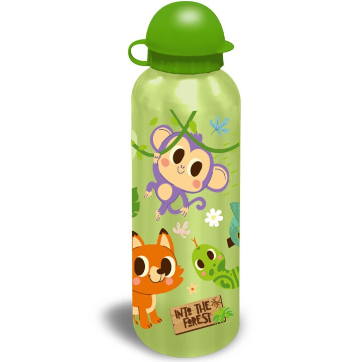 Sticla apa din aluminiu Into The Forrest, 500ml Verde
