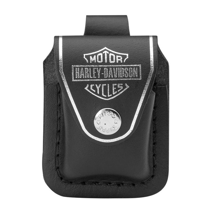 Husa bricheta Zippo cu capsa si loop Harley Davidson HDPBK