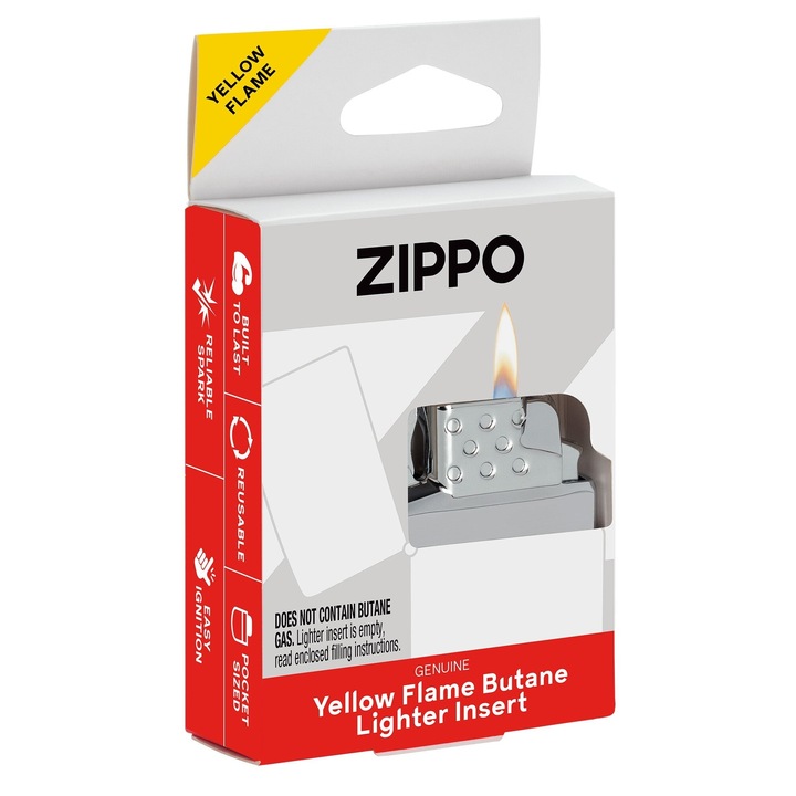Insertie bricheta Zippo pentru gaz cu flacara galbena 65800