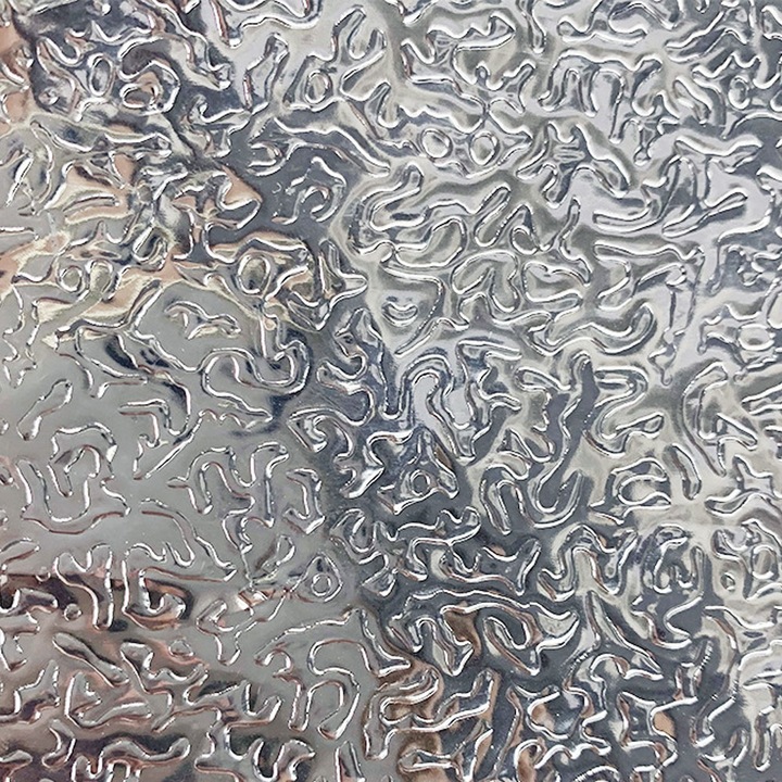 Öntapadós alumínium fólia tapéta, 3 méretben, ezüst, 196.8x15.7cm 118.1x15.7cm 39.3x15.7cm
