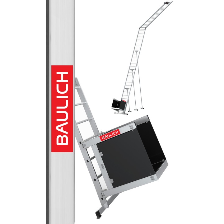 Emelő, Baulich, Emelési Magasság 12 m, Ezüst, Kocsis Szállítás, Hálózati Táplálás, Max Emelés 0.12 t