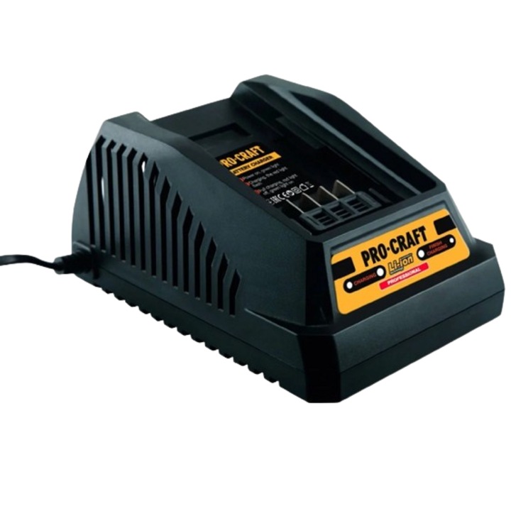 Gyorstöltő PROCRAFT akkumulátorokhoz, 220 V, feszültség 40 V, töltőáram 1A, kábel 1,4 méter