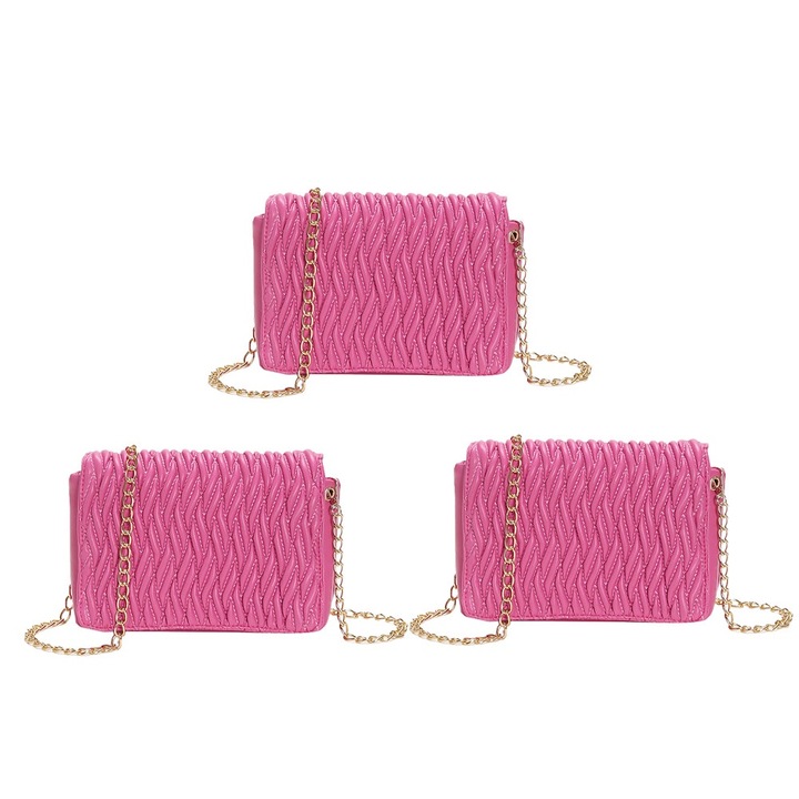 Női válltáska, Jormftte, steppelt minta, többszínű, méretek 20x16x6 cm