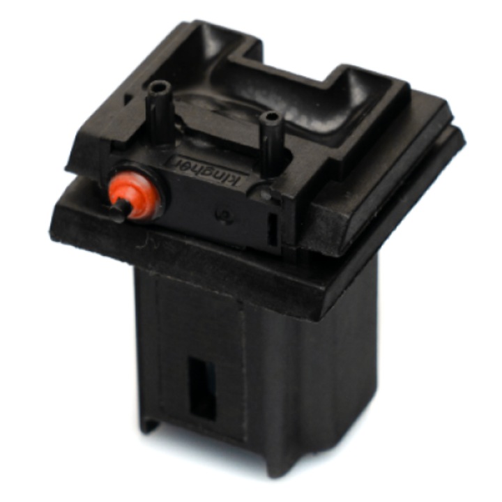 Kapcsoló, Csomagtérzár, Kompatibilis Citroen, Peugeot, Műanyag, Fekete