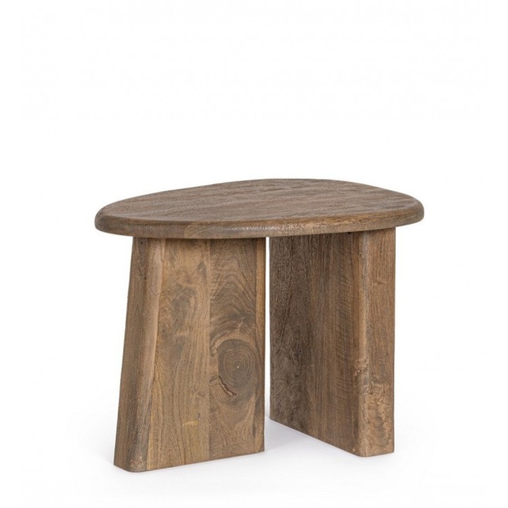 Masuta lemn mango maro Zacatecas 60x45x45 cm